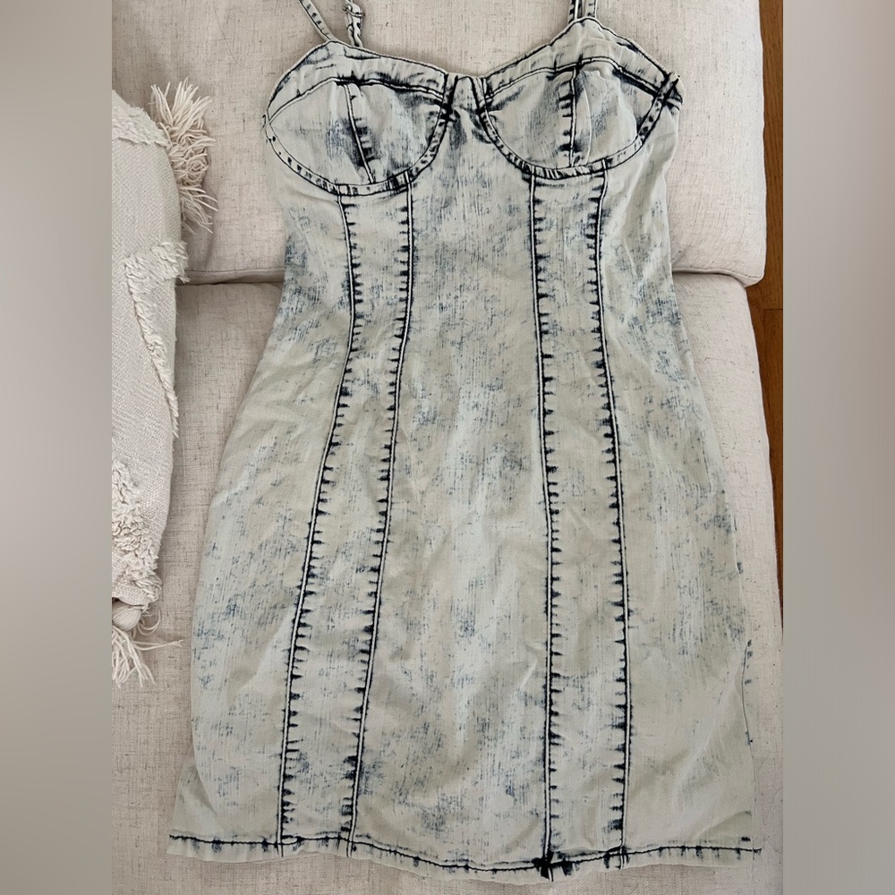 SOLD❤️Denim dress bustier